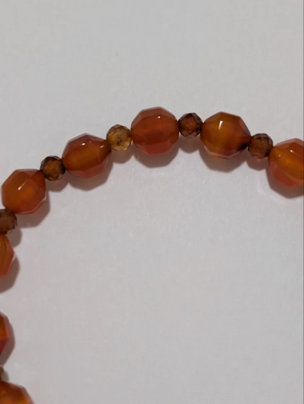 Agate/Garnet Bracelet